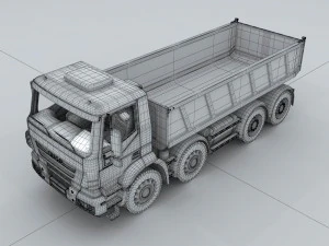 transportation trucks d1297 3D Model