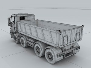 transportation trucks d1297 3D Модель