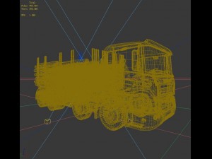 transportation trucks d1297 3D Модель