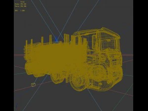 transportation trucks d1297 3D Model