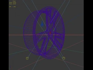 transportation vehicles wheel hub 23191 3D Model