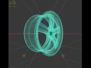 transportation vehicles wheel hub 77328 3D Model