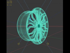 transportation vehicles wheel hub 77329 3D Model