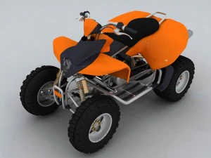 vehicle - all terrain atv 3D Model