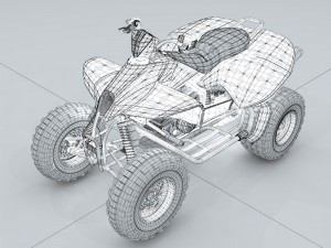 vehicle - all terrain atv 3D मॉडल