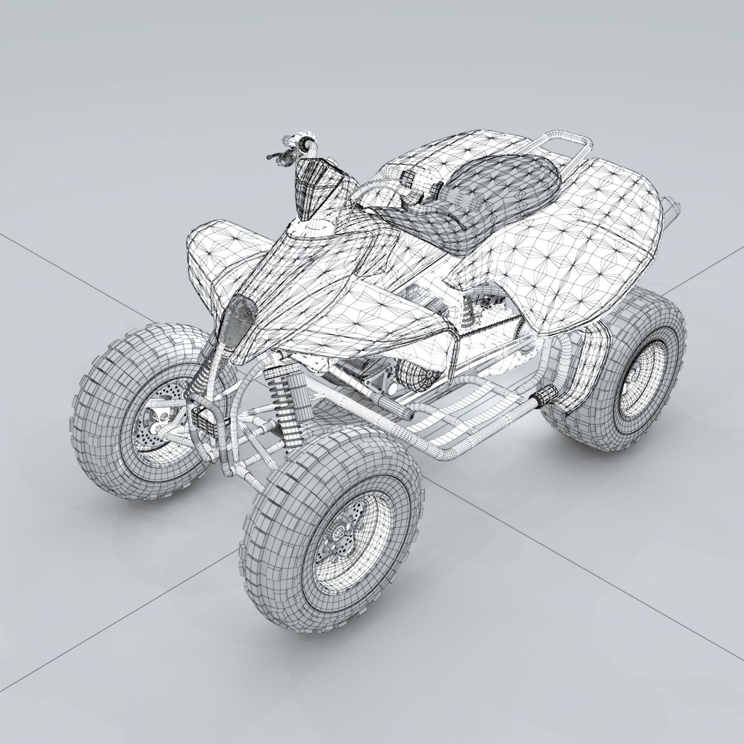 Displaying a 3D miniature ATV - AllTerrain Vehicle. Generative AI 29314514  Stock Photo at Vecteezy