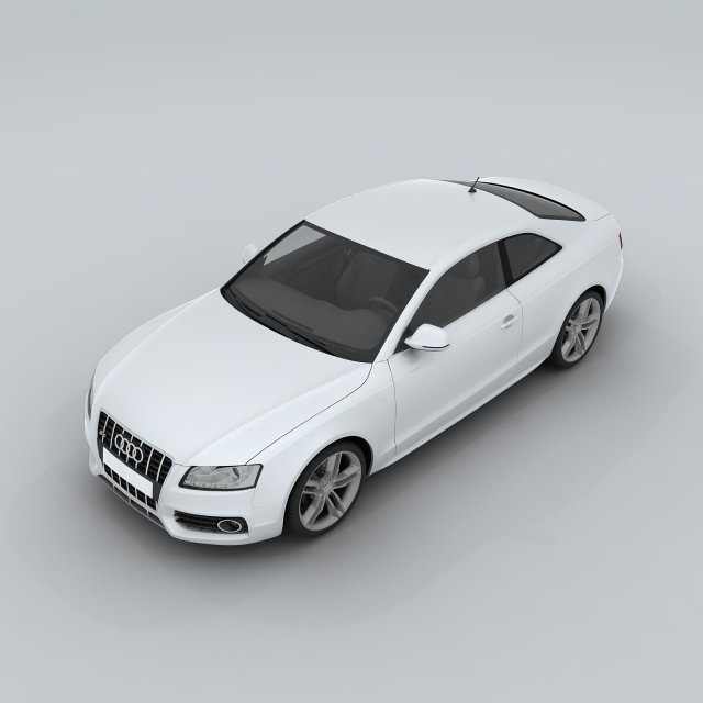 vehicle - audi car Modelo 3D .c4d .max .obj .3ds .fbx .stl .blend 