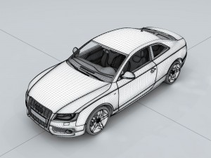 vehicle - audi car Modelo 3D