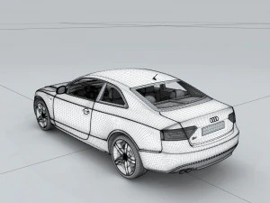 vehicle - audi car 3D Model