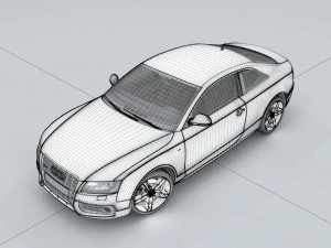 vehicle - audi car 03 3D Model