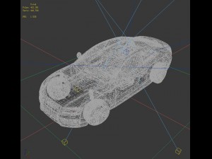 vehicle - audi car 03 3D Model