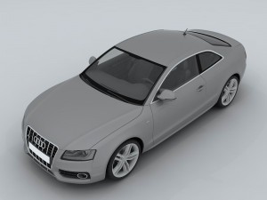 vehicle - audi car 06 3D Модель