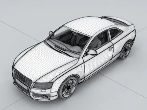 vehicle - audi car 06 3D Model