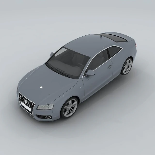 vehicle - audi car 08 3D Model .c4d .max .obj .3ds .fbx .stl .blend 