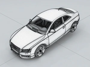 vehicle - audi car 08 3D Model