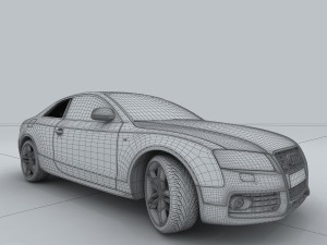 vehicle - audi car 09 3D Model