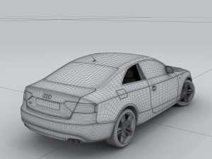 vehicle - audi car 09 3D Model
