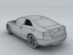 vehicle - audi car 09 3D Model
