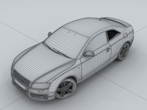vehicle - audi car 09 3D Model