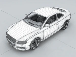 vehicle - audi car 10 3D Model