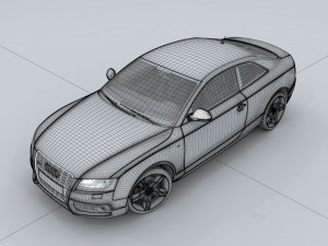vehicle - audi car 14 3D Model