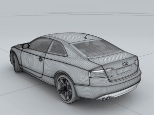 vehicle - audi car 14 3D Model