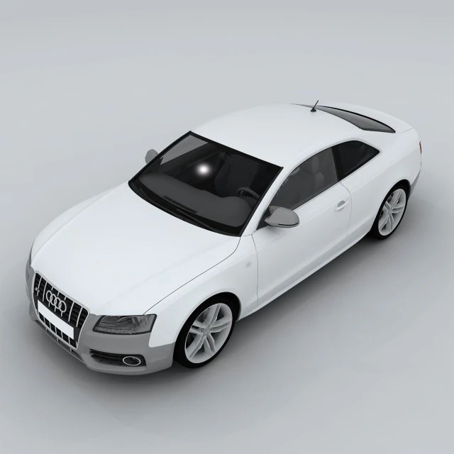 vehicle - audi car 15 3D Model .c4d .max .obj .3ds .fbx .stl .blend 