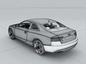 vehicle - audi car 15 3D Model