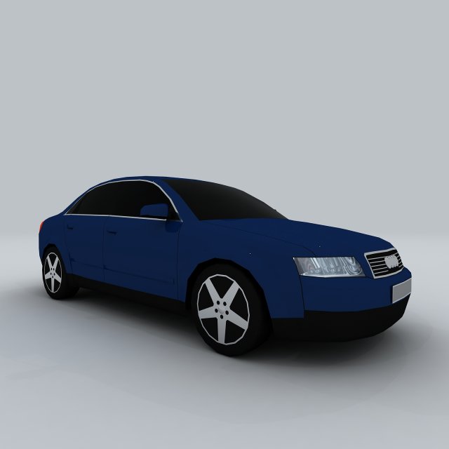 vehicle - audi car 16 3D मॉडल .c4d .max .obj .3ds .fbx .stl .blend 