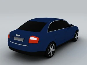 vehicle - audi car 16 3D Model