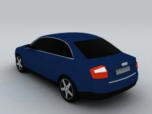 vehicle - audi car 16 3D Model