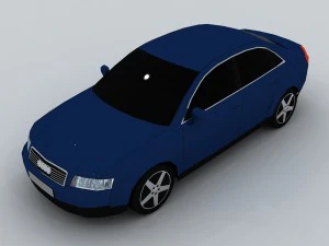 vehicle - audi car 16 3D Model