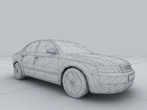 vehicle - audi car 16 3D Model