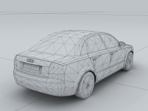 vehicle - audi car 16 3D मॉडल