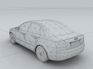 vehicle - audi car 16 3D मॉडल