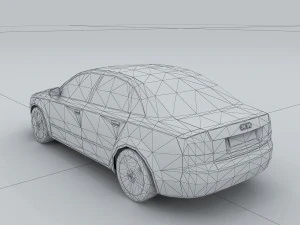 vehicle - audi car 16 3D Model