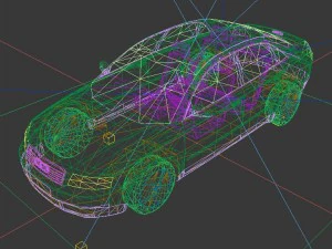 vehicle - audi car 16 3D Model