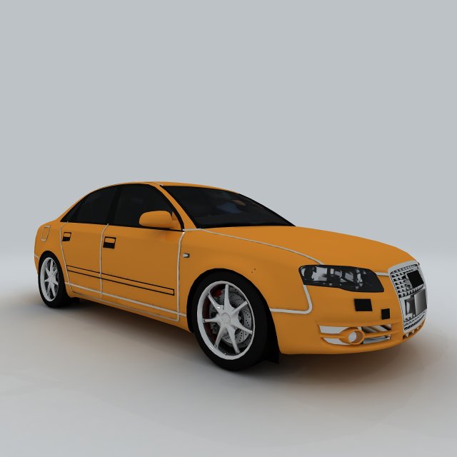vehicle - audi car 20 3Dモデル .c4d .max .obj .3ds .fbx .stl .blend 