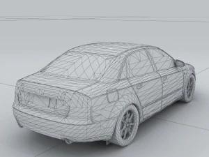 vehicle - audi car 20 3D Model