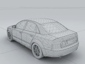 vehicle - audi car 20 3D Model