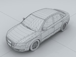 vehicle - audi car 20 3Dモデル