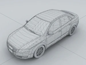 vehicle - audi car 20 3D Model