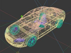 vehicle - audi car 20 3D Model