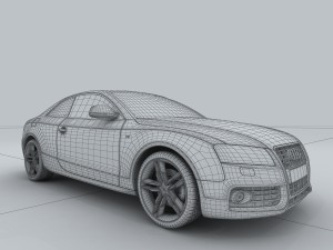 vehicle - audi car 111 3D Модель