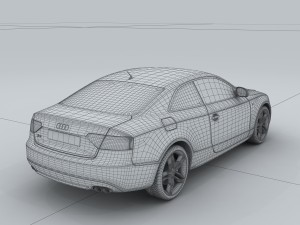 vehicle - audi car 111 3D Модель