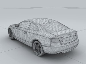 vehicle - audi car 111 3D Модель