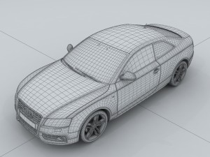 vehicle - audi car 111 3D Модель
