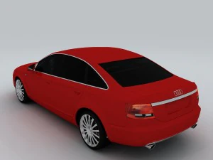 vehicle - audi car a6l 3D Model