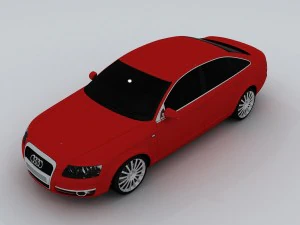 vehicle - audi car a6l 3D Model