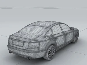 vehicle - audi car a6l 3D Model